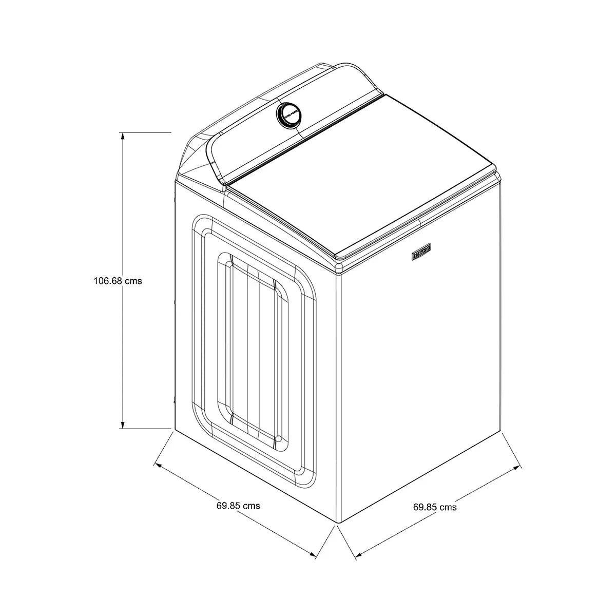 LAVADORA 25 KG 7MMVW6500RW MAYTAG PET PRO